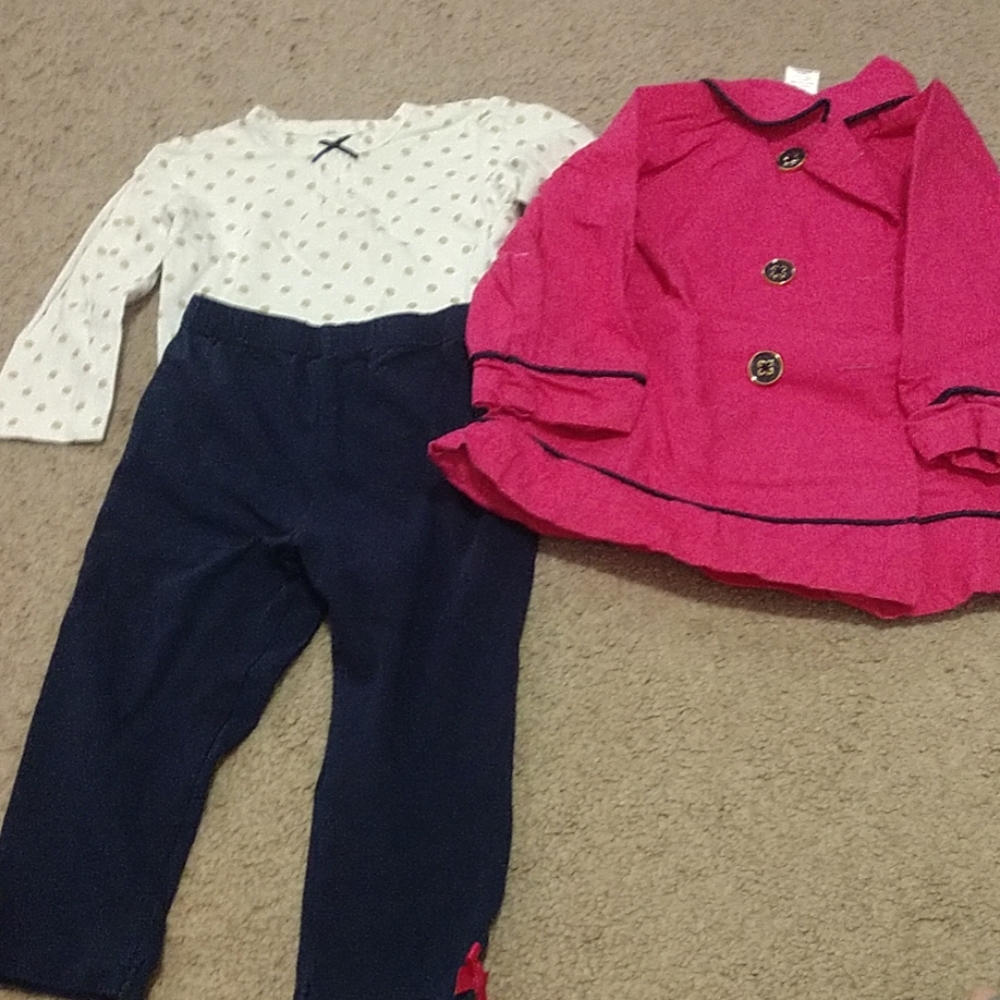 18 month matching set. Shirt, pants and jacket